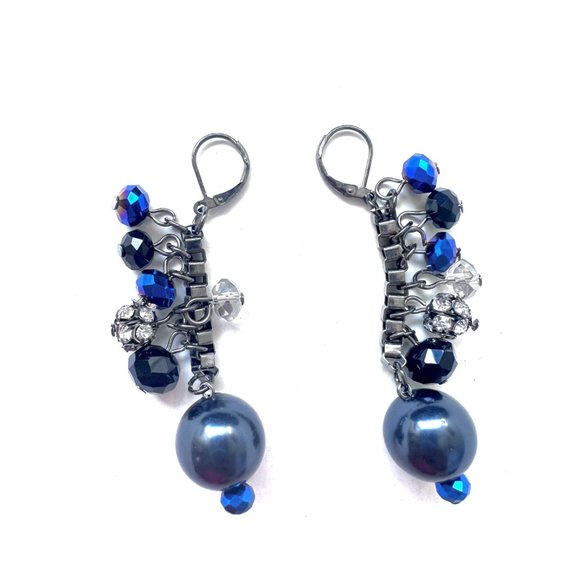 My Dazzling Pearl and Crystal Type of Drop Earring - Picture 3 of 3